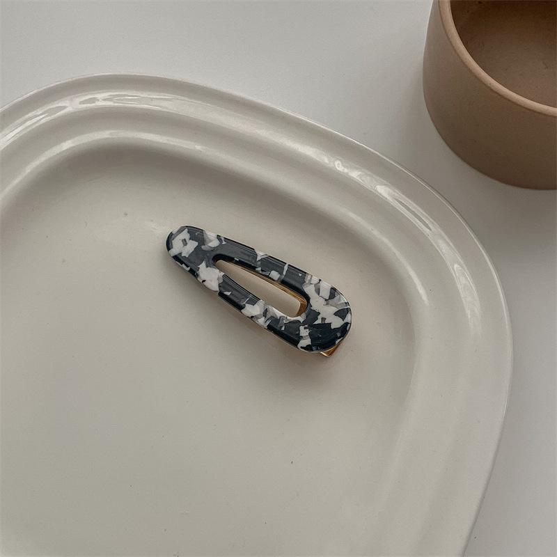 Французская ретро-заколка для волос «утконос» из ацетата — аксессуар для головного убора с челкой в корейском стиле