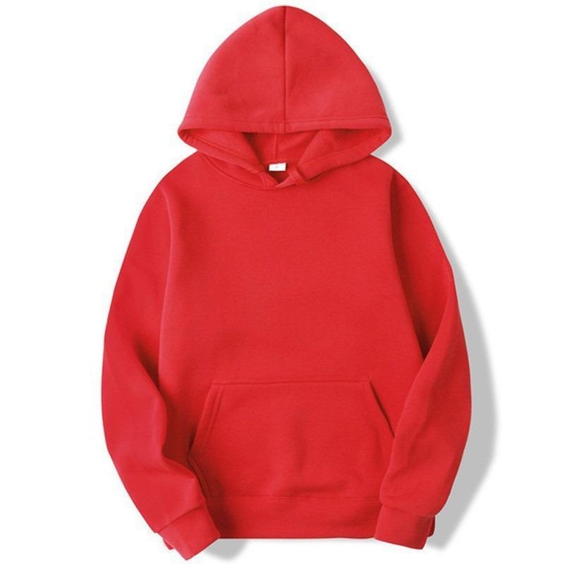 Autumn Casual Men Hooded Pullover Sweatshirt Loose Fit Top