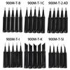 5pcs Soldering Iron Tip 900M-T Metal Black Lead Free Solder Welding Tool