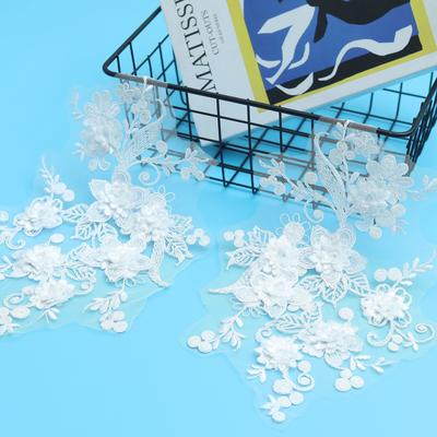 Трехмерная сетка DIY многослойное вышитое кружево аксессуары кружево к цветку тканевые наклейки свадебное платье женская одежда для выступлений