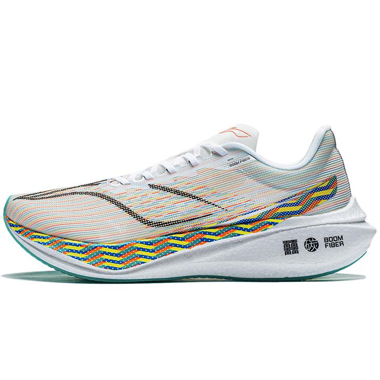 Li Ning Feidian 3 Challenger Амортизация Износостойкие Дышащие Низкие Спринтерские Беговые Кроссовки Мужские Белый ARMT037-17