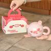 Подарок на день рождения Милая мультяшная кружка-поросенок Парная керамическая чашка для питья с крышкой Сувенирная подарочная коробка для девочек