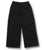 MUDSALT 8P Elastic Waist Wide Cargo Pants Black