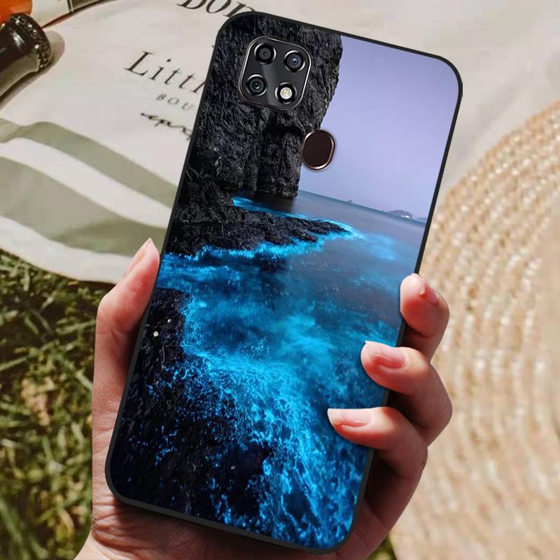 Для Coque ZTE Blade 20 Smart Чехол Силиконовая Задняя Крышка Чехол для Телефона Для ZTE Blade 20 Smart Чехлы Мягкий бампер Funda для Blade20 Сумка