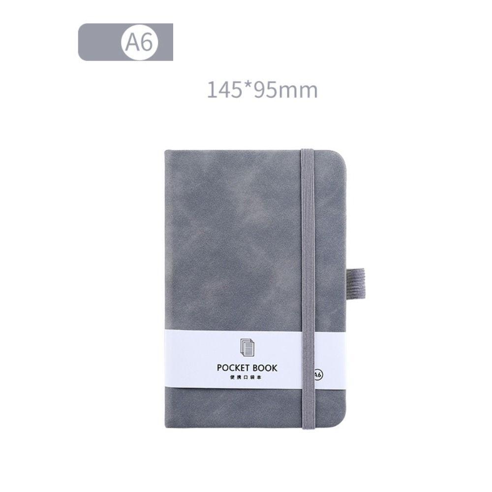 Portable Portable Mini Notebook with Elastic Band A6/A7 Pocket Notepad Diary Planner Stationery