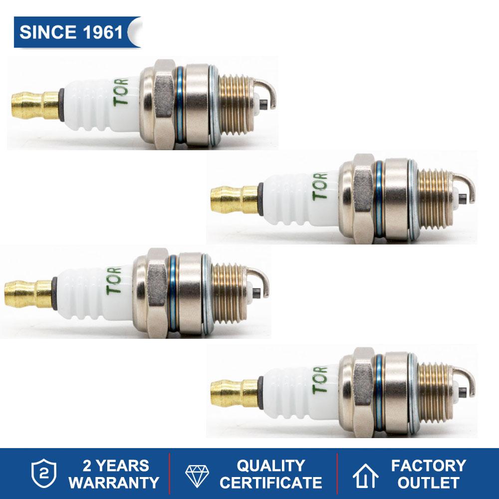 4-6PCS Small Engine Nut Type Spark Plugs TORCH L7RTC Replace for WSR6F BPM7A BPMR7A  W22MP-U W22MPR-U Champion RCJ6Y