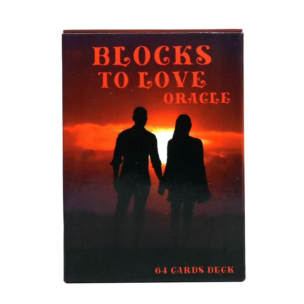 Колода Blocks To Love Oracle 64 карты 8,8*6,5 см Что блокирует Близнецовое Пламя Родственная Душа Любовь Связь Дух Таро