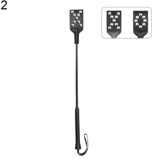 Длинная ручка из искусственной кожи для верховой езды, БДСМ, бондаж, порка, весло, кнуты, секс-игрушка