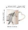 Percheron – Cup with a horse, a cute cup with a heart-shaped handle | Art-Dog