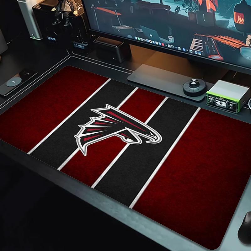 Коврик для мыши Atlanta Falcons Большой игровой коврик для стола Нескользящий Коврик для ноутбука и планшета Большой коврик для мыши XXL Коврик для мини-ПК Игровой коврик С заблокированным краем