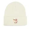 Little Sheep Print Knit Cap Beanie, Animal Man Cap Cozy Windproof Hip Hop Headwear Knit Hat Beanie