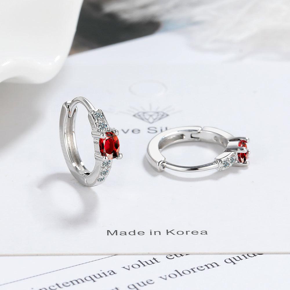 Серьги из стерлингового серебра 925 пробы Превосходная роскошь Множество цирконов для женщин Модные ювелирные изделия Подарки Свадебная помолвочная вечеринка милые