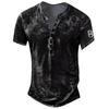 Мужские футболки с коротким рукавом в стиле панк с 3D принтом, забавные летние повседневные винтажные топы, футболки