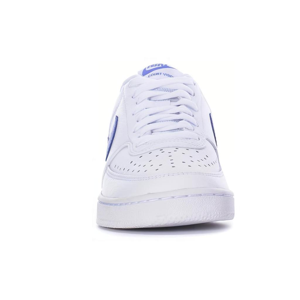 Nike Court Vision Low Shoes White / Blue Women's (Unisex) Skate Shoes CD5434 108