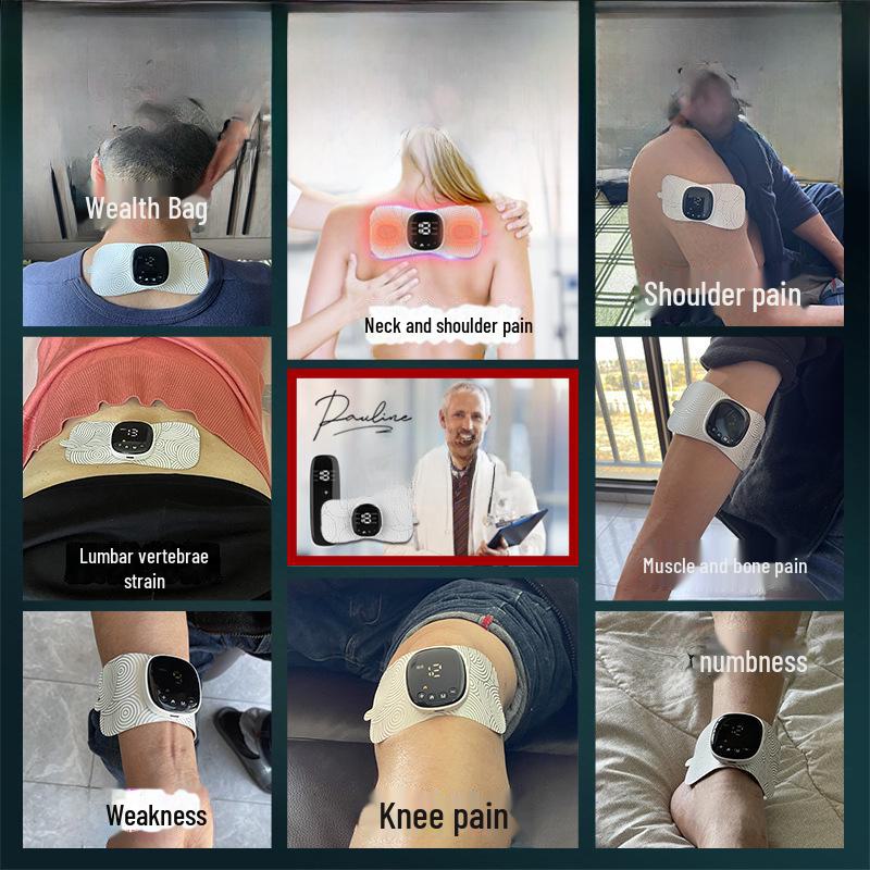 Портативный массажер для шеи и плеч - согревающий и массажный пластырь для всего тела