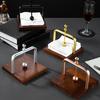 Wooden Napkin Holder Square Tabletop Napkin Dispenser Smooth Edge Burr Free