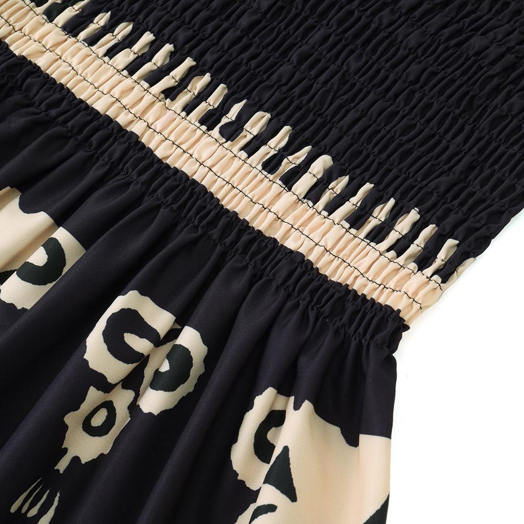 Summer Dress Women's Long Boho Beach Dress Elegant Maxi Dress Sleeveless Summer Tunic Dress