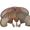 Natural Handheld Fan Hand-Woven Wall-mounted Fan Home Decor Cattail Fan  Home