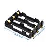 Контейнер-бокс для хранения аккумуляторов 18650 SMD с бронзовыми контактами, 3 отсека / 4 отсека