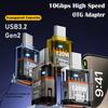 10 Гбит/с Type-C в USB-A конвертер Индикатор OTG адаптер USB-C удлинитель ноутбук/мобильный телефон