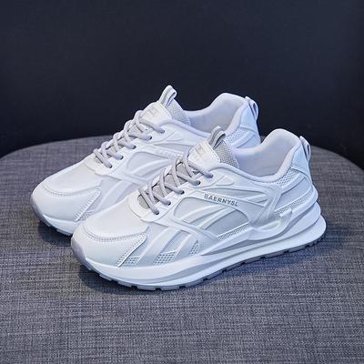 Модные повседневные женские кроссовки 2024 весна осень женские на платформе дышащая сетка плоские вулканизированные кроссовки для бега спортивная обувь Zapatos De Mujer