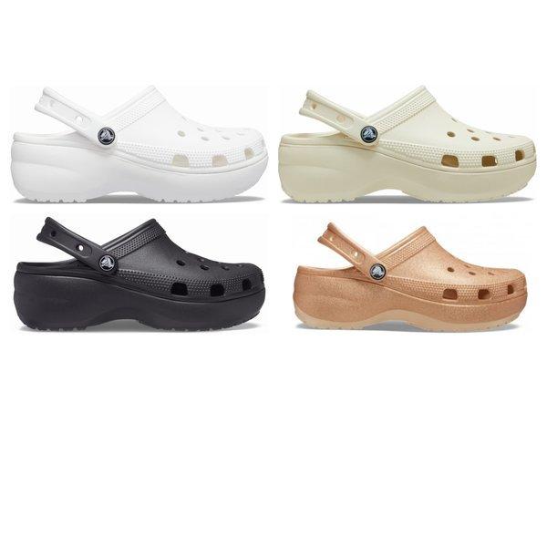 Crocs Классические сабо на платформе 206750 100