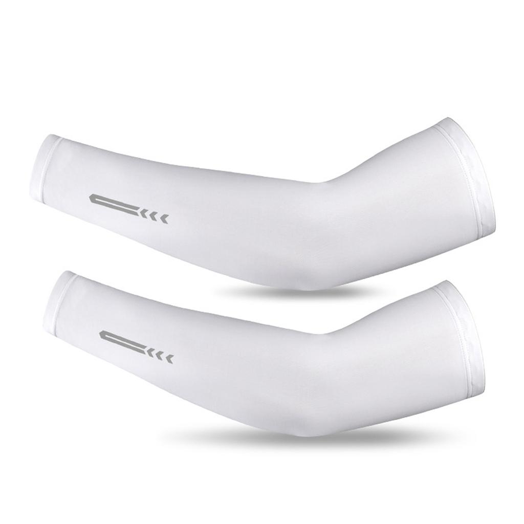 1 Pair UV Protection Cooling Arm Sleeves Sun Sleeves UPF 50 Sports Sleeve for Outdoor Cycling