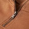 Children's Half-zip Hoodie Anthracite and Cognac 92/104/116/128/140