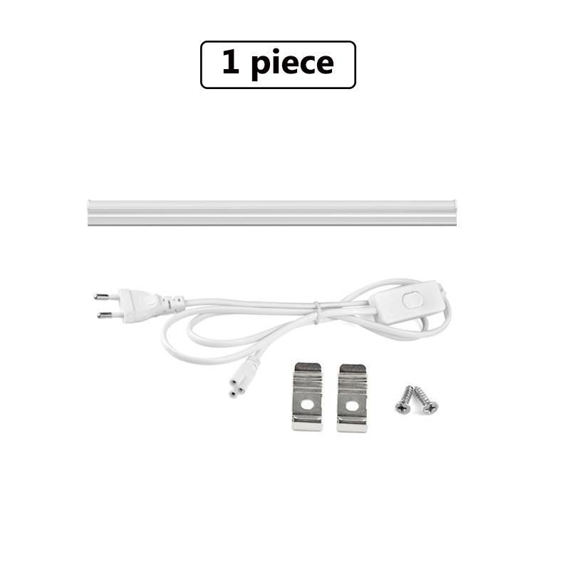 220V Led Lights Backlight for Cabinets Closet Bedroom Kitchen Lighting Warm/White Strip 57cm with Switch Night Light T5 Tube With EU Plug