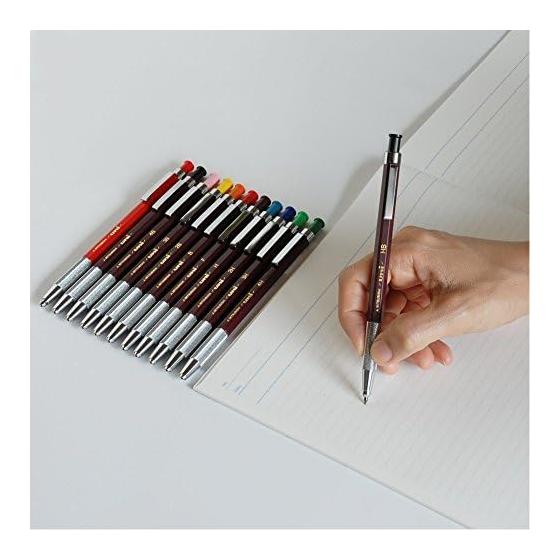 Держатель для карандашей Mitsubishi Pencil Uni Holder 2 для архитектуры, Черный, MH5001PNM со съемным зажимом, Диаметр грифеля: 0.2mm