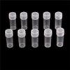 10Pcs Plastic Sample Bottle 5Ml Test Tube Small Bottle Vial Storage Container