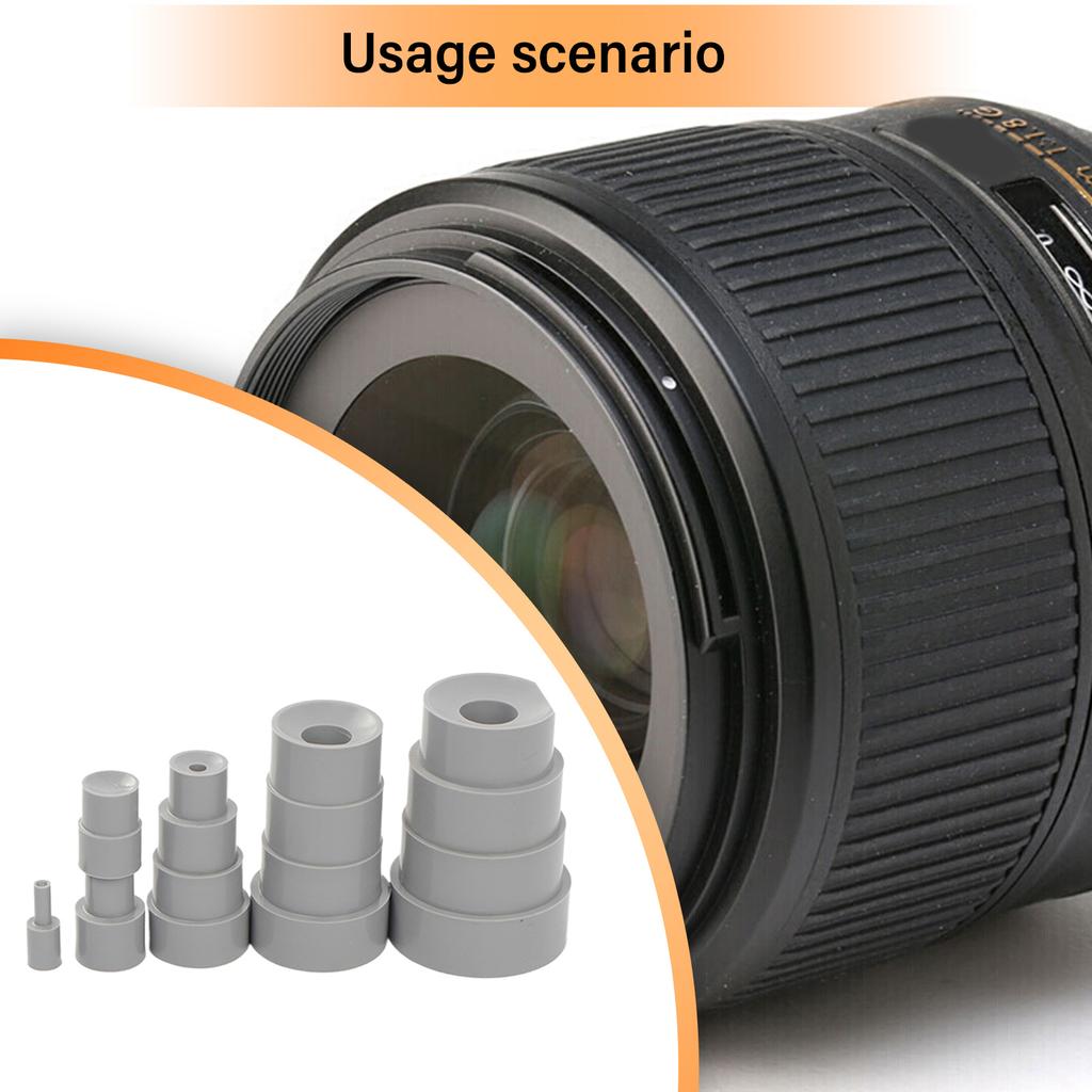 Инструмент для объектива цифровой камеры-видеокамеры Кольца для снятия объектива Резиновый инструмент для ремонта и снятия 8-83 мм Инструмент для калибровки объектива видеокамеры