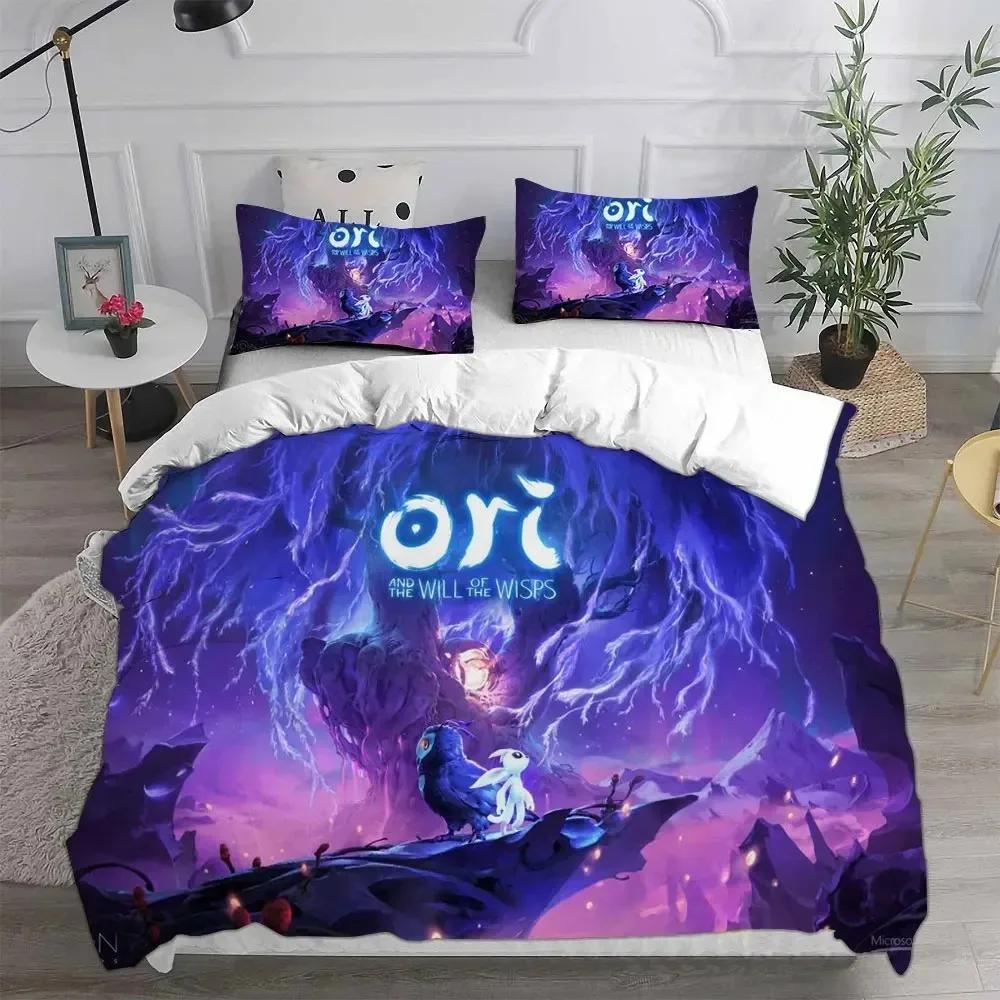Anime O-Ori duvet cover and pillowcase, home bedding set for teenagers and adults, bedroom decoration, gift for boys and girls