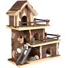 Habitat Pour Rongeurs - Trixie - Maison Tammo - 3 Étages - Tunnel Et Échelle - Nettoyage Facile