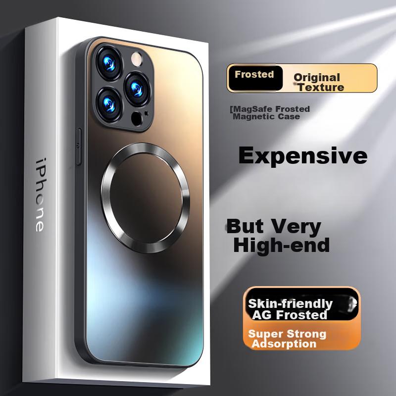 IPhone 16 Pro Max Case, IPhone 16 Pro Max Protective Cover, MagSafe Magnetic Charging Compatible, Full Protection Shockproof, Graphite Black