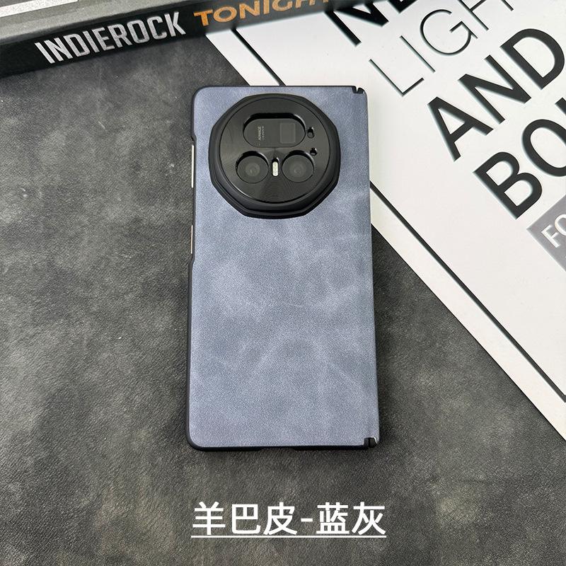 Подходит для чехла мобильного телефона Honor magicv5 VS3 магнитная присоска двойная центральная ось защита V3 однотонная кожа V2 объектив полностью закрывающий кожаный чехол