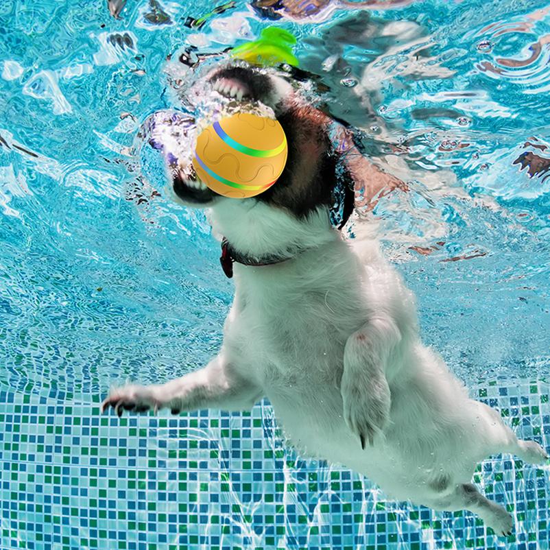 Интерактивная игрушка для кошек со светодиодной подсветкой, автоматическая вращающаяся игрушка для прыжков, игрушка для щенков, электрические игрушки для кошек, Wicked Ball, собаки, играющие в кошек