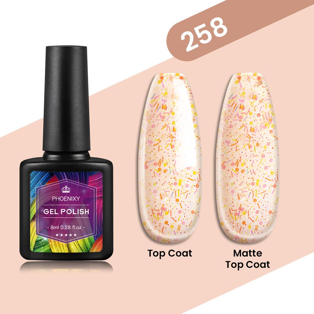 PHOENIXY 80 цветов, 8 мл гель-лак для ногтей, УФ-гель для ногтей, стартовый набор, замачиваемый гель-лак, гель-лак для ногтей, маникюр, DIY салон на дому
