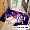 Custom Name Bayern Munich Dreamscape Rug for Living Room, Game Rooms, Office, Bedroom, Floor Mat Playful Design, fan gifts Christmas decor
