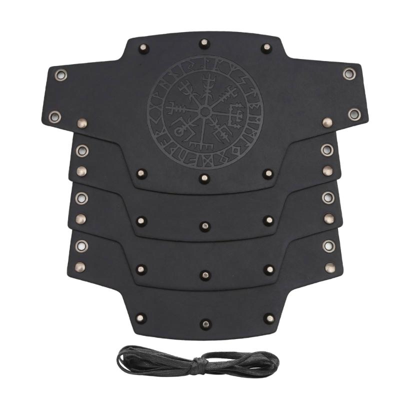 Средневековый браслет для мужчин Косплей Тотемы Рельефный наруч на руку Перчатка для мужчин Косплей Кожаный браслет для фотосессий и сцены