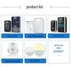 Smart Wireless Doorbell with Flashing Light & Long-Range Remote for Home and Elderly Assistance