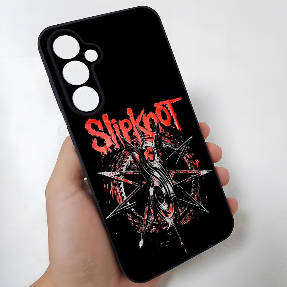 S-Slipknot Popular Band Phone Case For Samsung S26 Ultra S25 Edge Ultra S23 S22 S21 S20 Ultra Plus S24 Fe Glass Cover