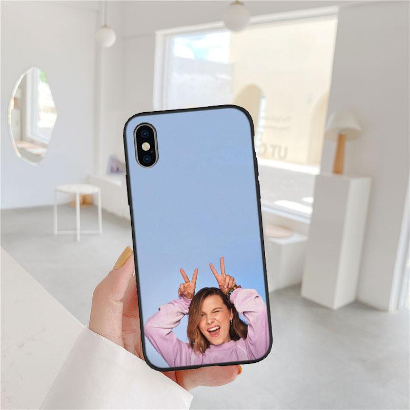 LO63 Чехол для телефона с Милли Бобби Браун для OPPO A40 A60 A80 A15 A16 A16K A12 A17 A17K A54 A54S A53 A53S A55 A56 A57 A98 F23