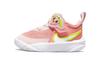 Nike Team Hustle D 10 Маленькие Амортизирующие Устойчивые к Истиранию Низкие Детские Кроссовки Бело-Оранжевые Для Малышей и Детей DM4325-600