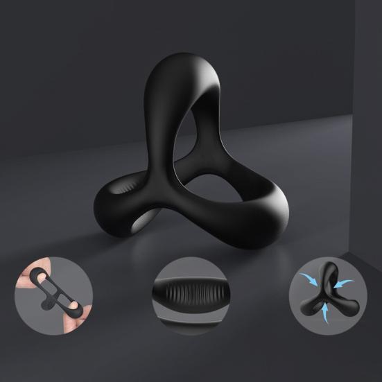 Кольцо для пениса без вибрации, продлевает климакс, мягкий мини-корректор пениса, стопорное кольцо, мужская поставка