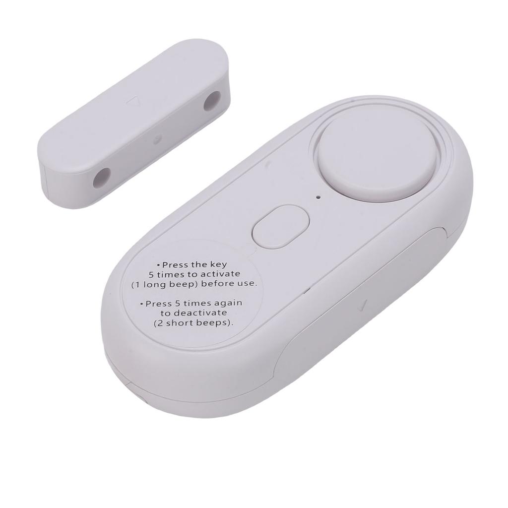 Дверной оконный охранный датчик Противоугонный Громкий 120 дБ Сигнализация разбития стекла Оконный вибрационный сигнализатор для домашней безопасности
