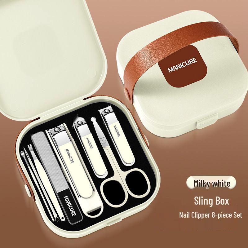 Премиальный набор кусачек для ногтей, устойчивый к смазыванию и брызгам, для мужчин и женщин
