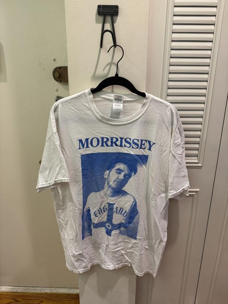 Morrisey The Smiths unisex cotton white short sleeve QT4965