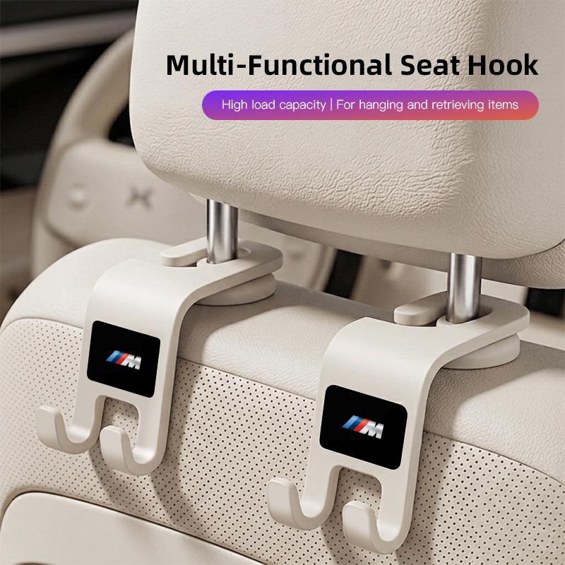 2026New Multi-functional Car Seat Back Hook Accessories Auto pendant For BMW X1 X2 X3 X5 X4 X6 X7 iX3 F20 F10 F07 E70 E46 E90 VT1