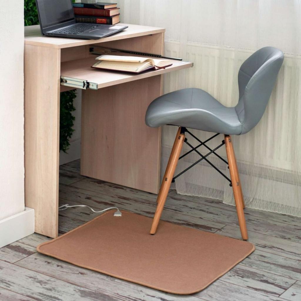 Коврик с подогревом Monocrystal 24Вт, 33х55см, электрический коврик, инфракрасный, инфракрасный